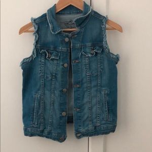 Free People denim vest in XS
